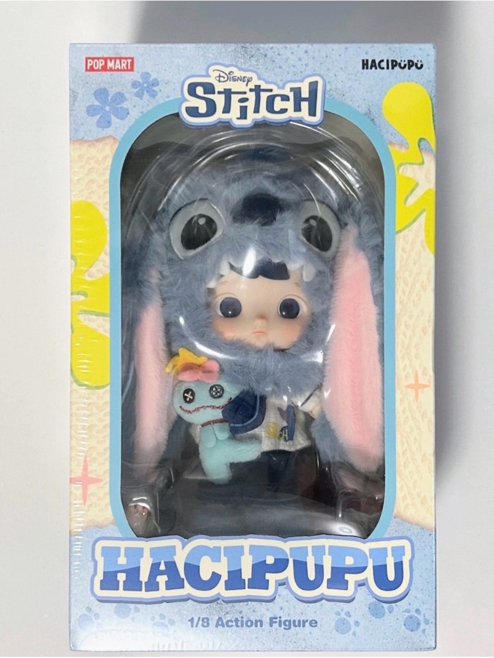 POP MART Disney Stitch HACIPUPU 1/8 Action Figure NIB Sealed